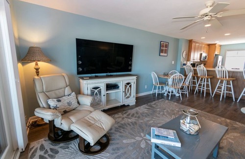 Kure Beach Condo | Updated Oceanfront condo with covered deck, indoor and outdoor pools.