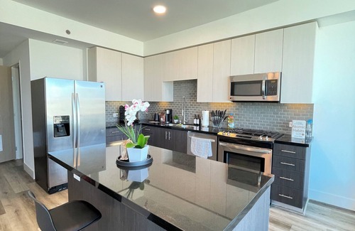 Wilshire Center Apartment | Upscale highrise apartment with city view in Ktown DTLA