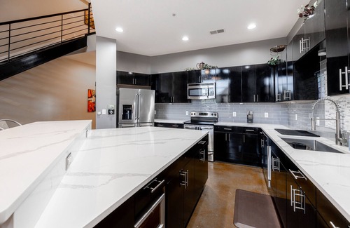 Charlotte Condo | Upscale Loft Walking Distance to Bank Of America Stadium