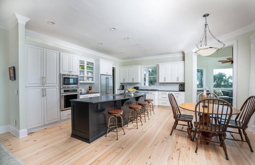 Isle of Palms House | Upscale Oceanfront Home + Private Pool + Family Friendly