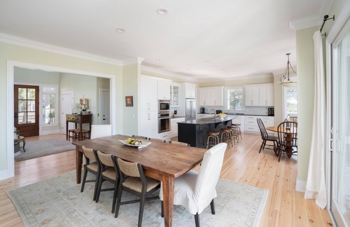 Isle of Palms House | Upscale Oceanfront Home + Private Pool + Family Friendly