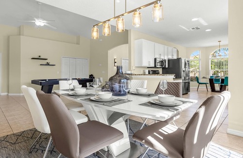 Crystal Cove House | Upstay: Poolside Villa Near Disney w/BBQ & Games