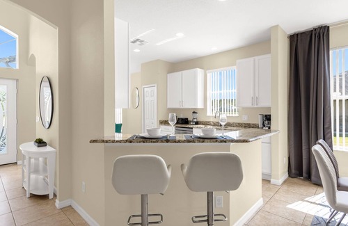 Crystal Cove House | Upstay: Poolside Villa Near Disney w/BBQ & Games