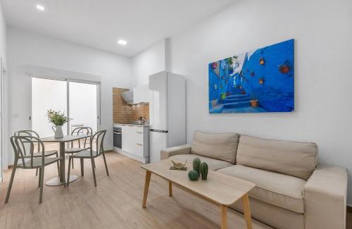 Sant Blai Apartment | Urban Chic Oasis with AC, Private Pool and Wifi