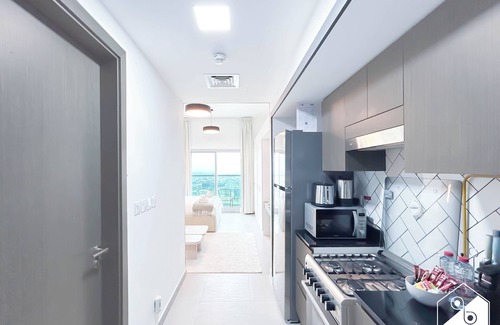 Al Barsha Apartment | Urban Escape Studio | Pool, Gym & Stylish Living