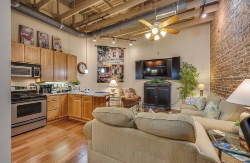 Sullivan County Apartment | Urban Living Loft, Downtown Bristol
