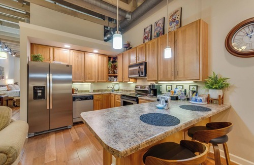 Sullivan County Apartment | Urban Living Loft, Downtown Bristol
