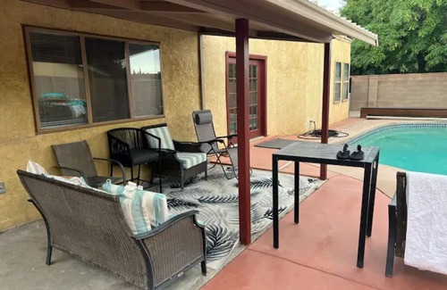 Northeast Heights House | Urban Oasis in Northern Albuquerque on a quiet street with pool and shaded patio