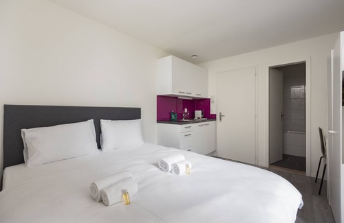 Sihlfeld Apartment | Urban Oasis with Queen Bed and City View (BE-39)