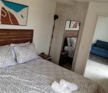 Zona 10 Apartment | Urban One Bedroom Apartment zone 10 with parking and balcony