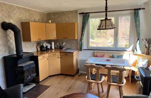 Pobershau House | Urige Berghütte mit Kamin und Sauna im Erzgebirge nahe Schwarzwassertal