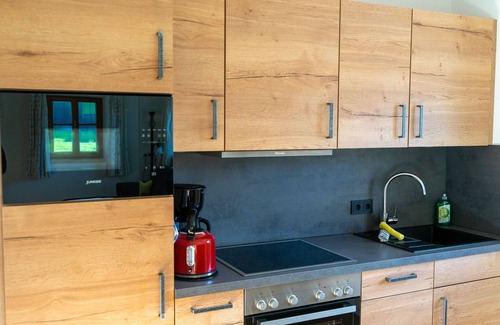 Ruhpolding Apartment | Vacation apartment cloverleaf 65 sqm, 2 bedrooms, living room with kitchen, 4 pers, WLAN