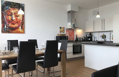 Insel Apartment | Vacation apartment Cloud No. 9 - 3 room maisonette new build apartment with large balcony