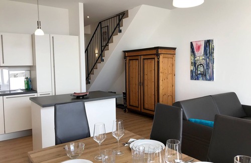 Insel Apartment | Vacation apartment Cloud No. 9 - 3 room maisonette new build apartment with large balcony