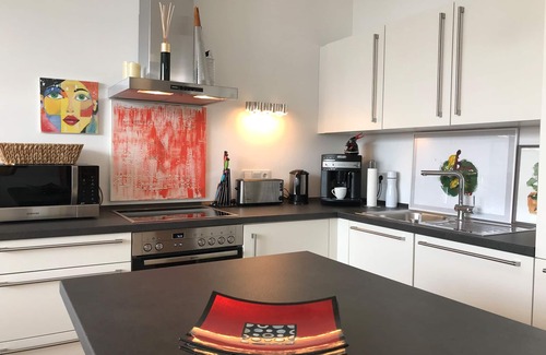 Insel Apartment | Vacation apartment Cloud No. 9 - 3 room maisonette new build apartment with large balcony
