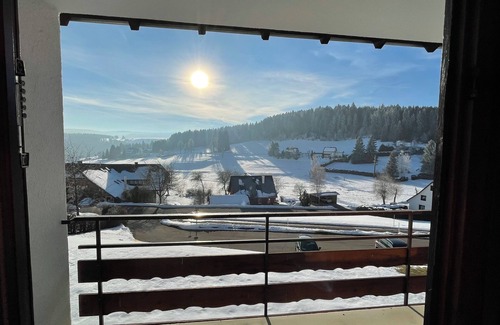 Saig Apartment | Vacation apartment "Das Waldo" with a view of the Black Forest