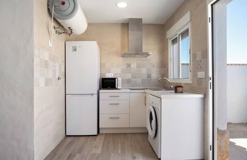 Conil de la Frontera House | Vacation Home "Casa Luype 1" with 2 Private Terraces, Shared Pool & Wi-Fi
