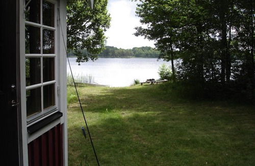 Markaryd Ski Chalet | Vacation home directly on Lake Loka with its own boat