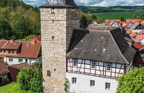 Am Ohmberg Apartment | Vacation in the castle up to 15 pers. Apartment: Burggraf & Himmelsleiter