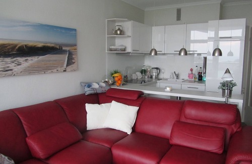 Pelzerhaken Apartment | Vacation with an all-round sea view - directly on the Pelzerhaken pier