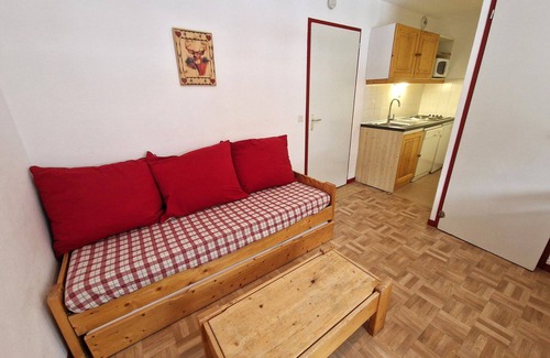 Valfrejus Apartment | Valfréjus: 2-room + cabin, central location, 4/6 people