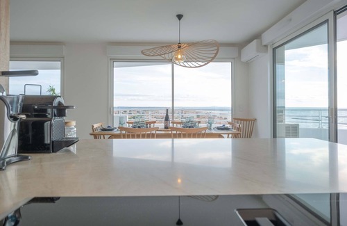 Valras-Plage Apartment | Valras'Loc Archipel Panarea Vues Inégalées au 8ème