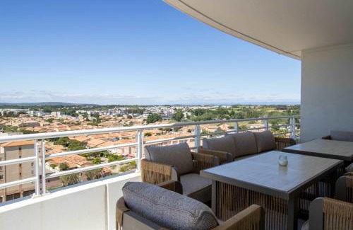 Valras-Plage Apartment | Valras-Loc Panarea Duplex avec vue mer, spa