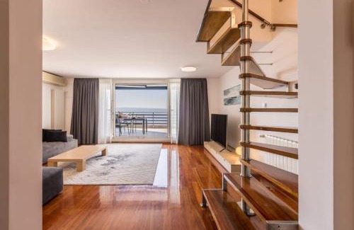 Znjan Apartment | VELEBOS SUPERIOR APARTMENT - spacious luxury four-room apartment on 220 m2 - panoramic view of the sea and islands - prestigious location by the sea to the new city center of Žnjan - top amenities - free garage parking space- BURALUX properties