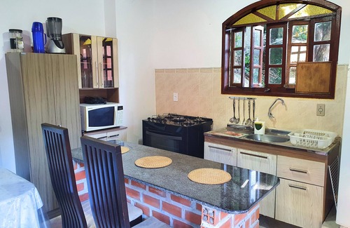 Florianopolis Cottage | Veranda - Charming 3-bedroom Cottage with AC in Peacefull Daniela Florianopolis