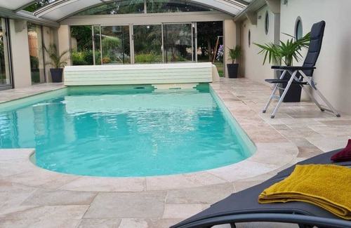 Morannes sur Sarthe-Daumeray House | Villa ALL COMFORT, PRIVATE SWIMMING POOL, jacuzzi, not overlooked, 4000 hectares