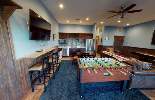 Snowshoe House | Vibrant 8BR Retro Rendezvous with Game Room by RedAwning