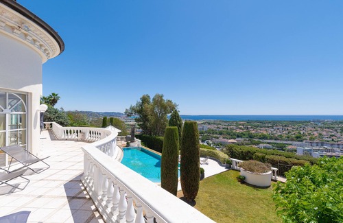 Les Termes Villa | VILLA 5CBRES SPLENDID SEA VIEW WITH SWIMMING POOL MANDELIEU