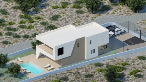 Kastel Stari Villa | Villa 60 Degrees with heated pool and basketball court