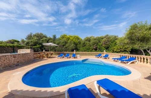 Cala d'Or Ski Chalet | Villa a Pocos Metros de la Playa, con Piscina Privada, Barbacoa en Terraza