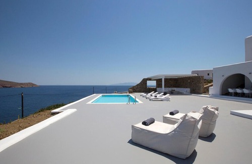 Xilokeratidi Villa | Villa Anemos, Sea view of Mykonos