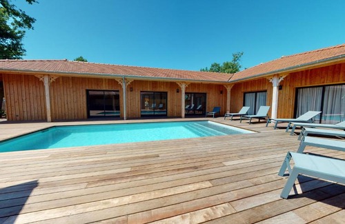 Ares Villa | Villa avec clim et piscine chauffée Arès Cap Ferret