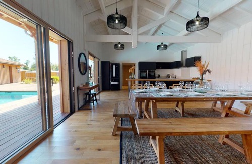 Ares Villa | Villa avec clim et piscine chauffée Arès Cap Ferret