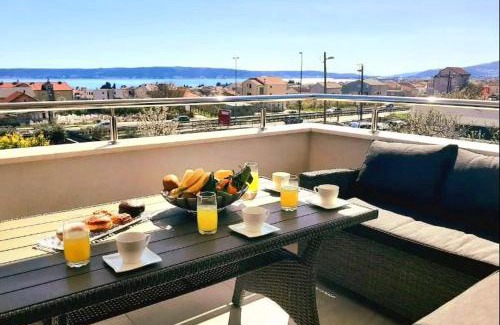 Kastela Apartment | Villa Axioma 4-Star Luxury Villa, 2 apartments, Sea View , close to beach, sea view terrace