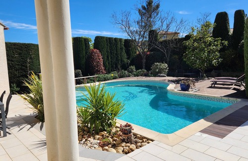 Saint-Gely-du-Fesc Villa | Villa between sea and scrubland quiet with large pool