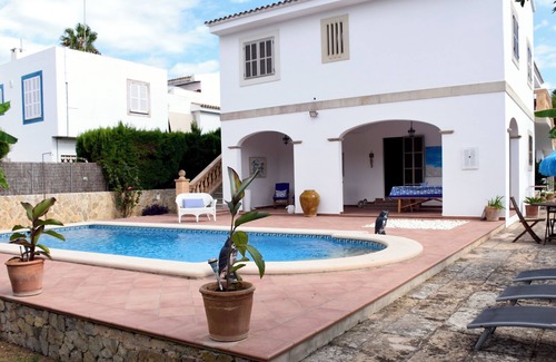 Porto Cristo Ski Chalet | Villa Ca's Nin Pool and views