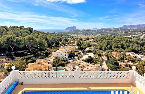 Paichi Villa | Villa CHAMPY in Moraira – Sea views, private pool, 2 bedrooms, air conditioning and Wi-Fi
