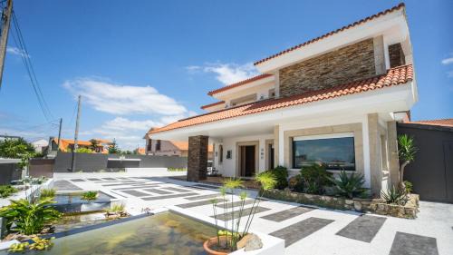 O Grove Apartment | Villa con piscina a pie de playa