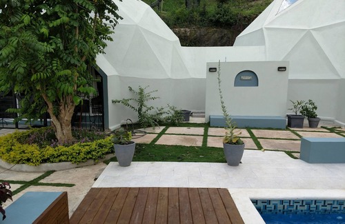 Runaway Bay Villa | Villa Cupola Is An Exquisitely Designed 5 B/R Geodesic Dome With A Private Pool.