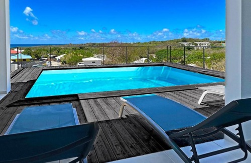 Le Diamant Villa | Villa de 3 chambres avec vue sur la mer piscine privee et jardin clos a Le Diamant a 1 km de la plage