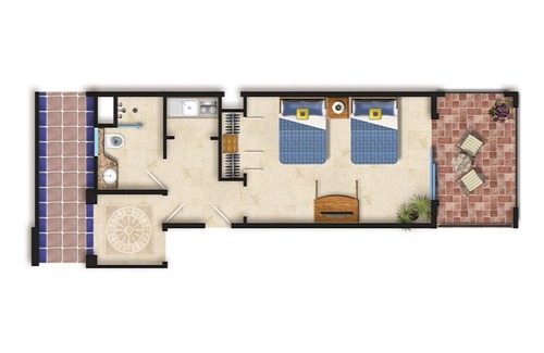 Flamingos Apartment | Villa del Palmar Flamingos, Studio
