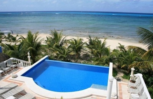 Costa Maya Villa | Villa Dos - Cozumel Oceanfront Villa Beachfront Pool Snorkeling Diving Sunset