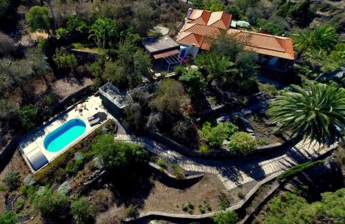 El Jesus House | Villa Finca Tijarafe mit beheiztem, abdeckbarem Pool