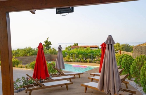 Sitia Villa | Villa Fuego Sagrado 2- Pool-sea view-ac-wi fi