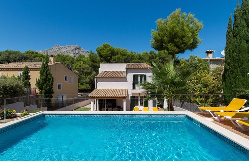 Cala San Vicente Villa | Villa "House Pinar" with Pool and Mountain View