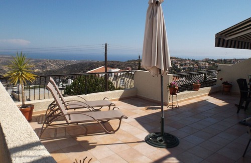 Pissouri Villa | Villa in Pissouri Village with Panoramic Views to the Sea and Troodos Mountains